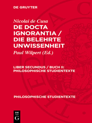 cover image of Nicolai de Cusa